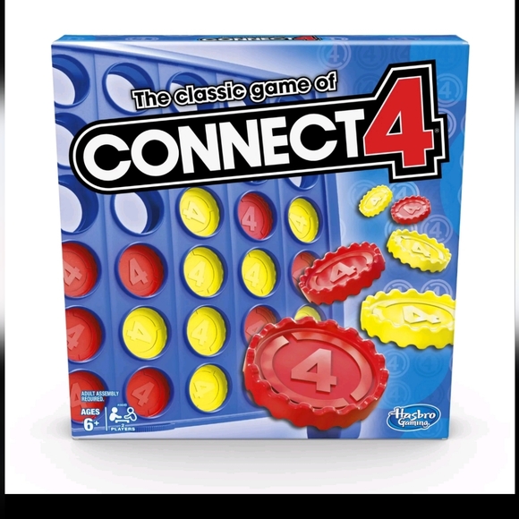 The Classic Game Connect 4 Hasbro Gaming Ages 6+ 2 Players New - Picture 4 of 7